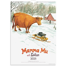 Familjekalender 2025 A3 Mamma Mu Burde