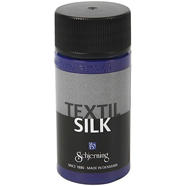 Textil Silk, 50 ml, kongeblå