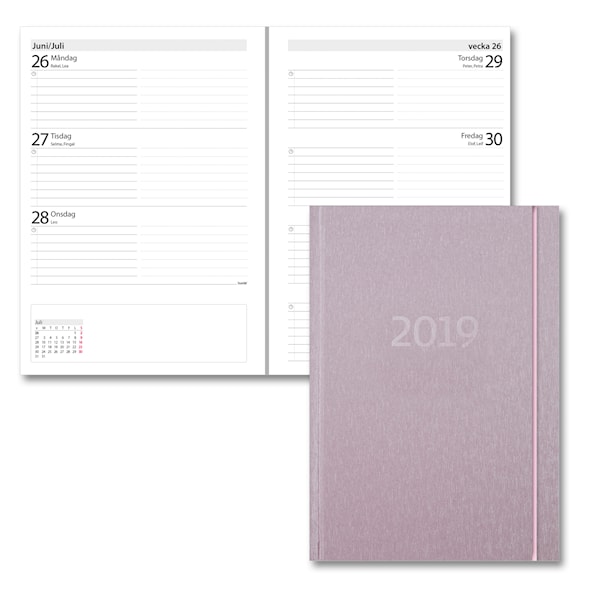 Kalender 2019 Burde Senator A5, Ariane, rosa