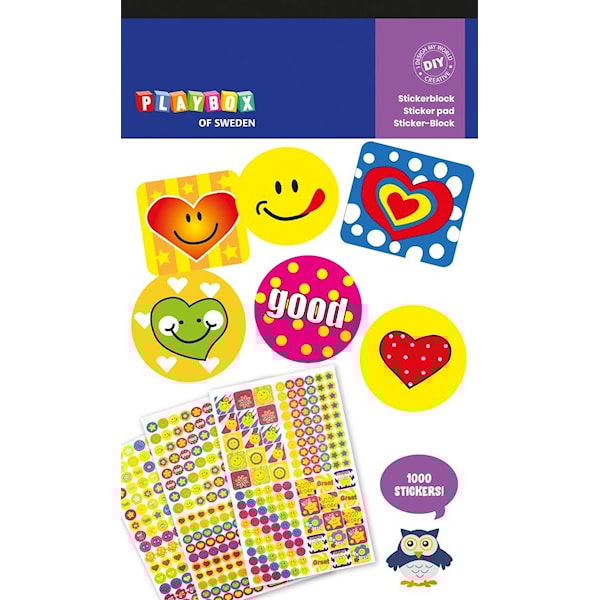 Klistermerker Smiley Playbox