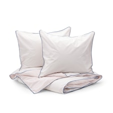 Sköna Hem Two fold Påslakanset i Tvättad Bomullspercale 240x220 cm Light pink/Pink