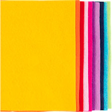 Askarteluhuopa, A4, arkki 210x297 mm, paksuus 2 mm, värikäs, 10 kpl/ 1 pkt