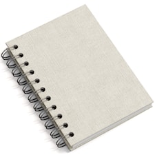 Muistikirja A6 Viivaton Linen 90 Sivua Bigso Box of Sweden