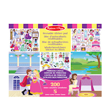 Reusable Sticker Pad Princess Castle Melissa & Doug
