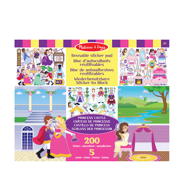 Reusable Sticker Pad Princess Castle Melissa & Doug