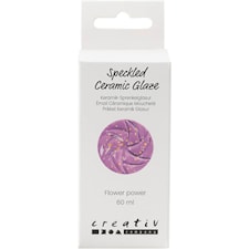 Pilkullinen Keraaminen Lasite, 999-1060 °C, peittävä, Flower Power, 60 ml/ 1 tb
