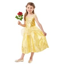 Disney Princess Belle Klänning Maskeraddräkt Barn