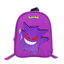 Pokémon Junior Ryggsekk Gengar, Lilla, H 32cm