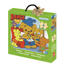 Bamse Askpussel i Trä 9 bitar Kärnan