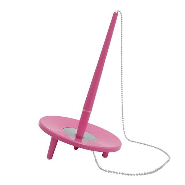 Kulspetspenna Ballograf Deskset med Kedja Rosa