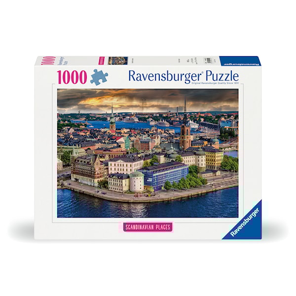 Stockholm Sverige Puslespill 1000 brikker, Ravensburger