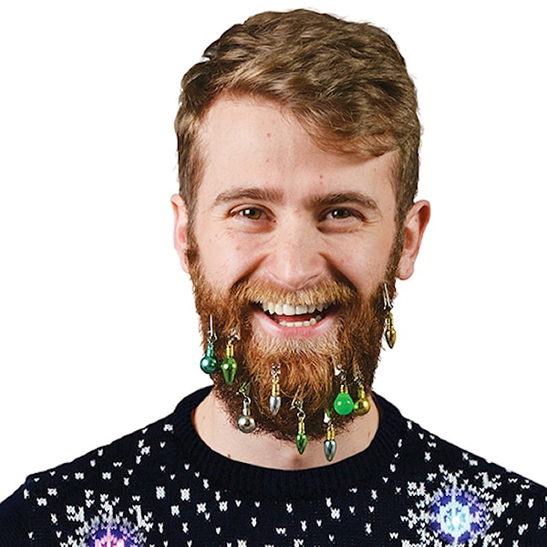 Skäggdekoration Julgranskulor