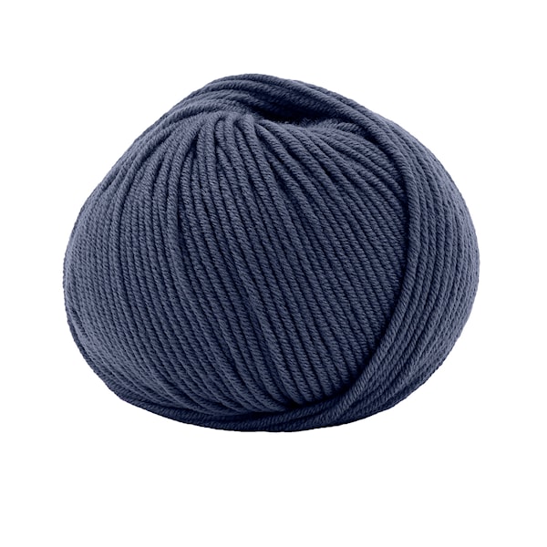 Maxi Soft Merino 50 g Blu/Graglia 20587 Lana Gatto