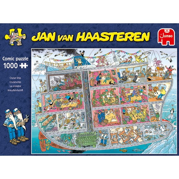 Jan van Haasteren Cruise Ship Pussel 1000 bitar, Jumbo