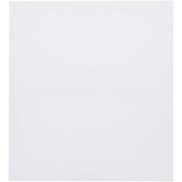 Malelerret, D: 1.6 cm, str. 50x60 cm, 360 g, hvit, 5 stk./ 1 pk.