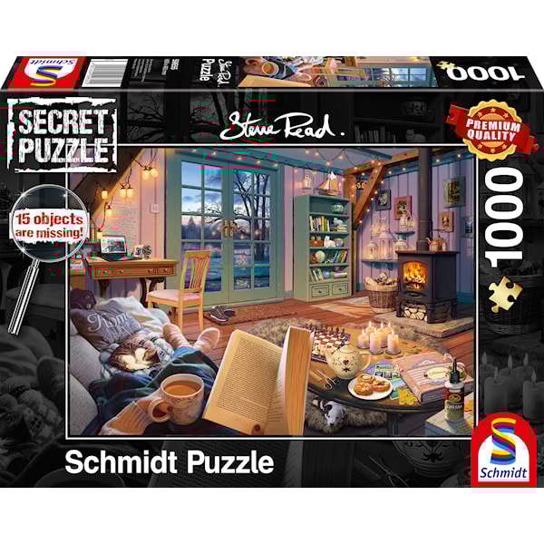 At the holiday home Secret Puslespill 1000 brikker Schmidt