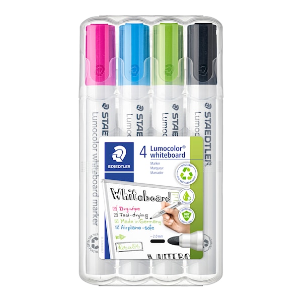 Lumocolor whiteboardpennor 4-pack Staedtler