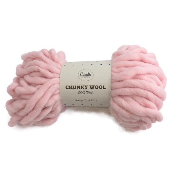 Adlibris Chunky Wool lanka Fairy Tale Pink 200g A036