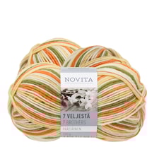 Novita 7 Brødre Påske Garn Ullmiks 100 g, Påskelilje 873