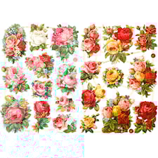 Bokmärken Rosor 16,5 x 23,5 cm 2ark