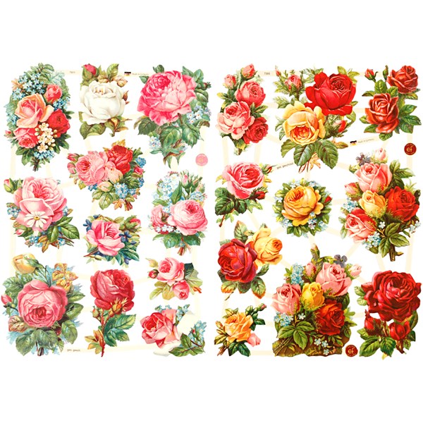 Kiiltokuvat, Ruusu lajitelma, 16,5x23,5 cm, 2 ark/ 1 pkk, | Adlibris  verkkokauppa – Laaja valikoima ja edulliset hinnat