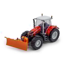 Radiostyrd Rc Massey Fergusson Traktor med Snöplog 2.4Ghz 1:16 Maisto