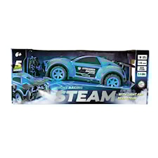 Radiostyrd Bil med Ljus och Ånga RC 1:16 Blå