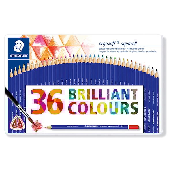 Akvarellblyanter STAEDTLER ergosoft® 36-stk.