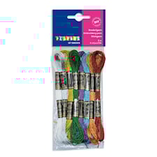 Kirjontalanka erivärisiä kimalteella Playbox