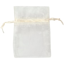 Organzapåsar Råvit 7x10 cm 10-pack Happy Moments