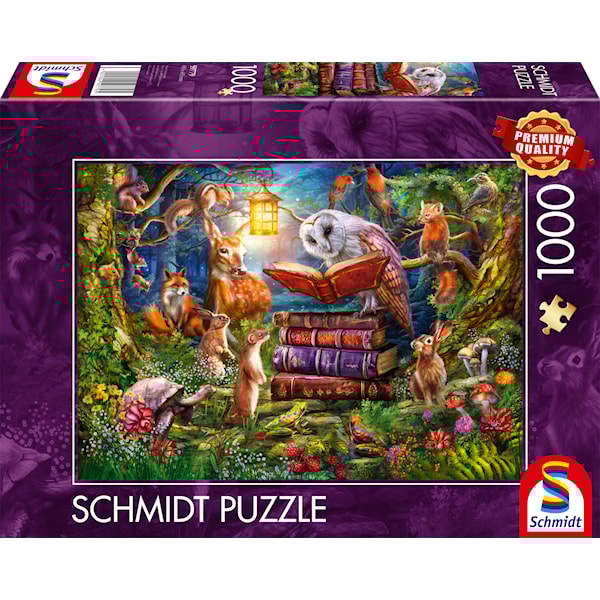 Puslespill Bedtime stories in the woods 1000 brikker, Schmidt