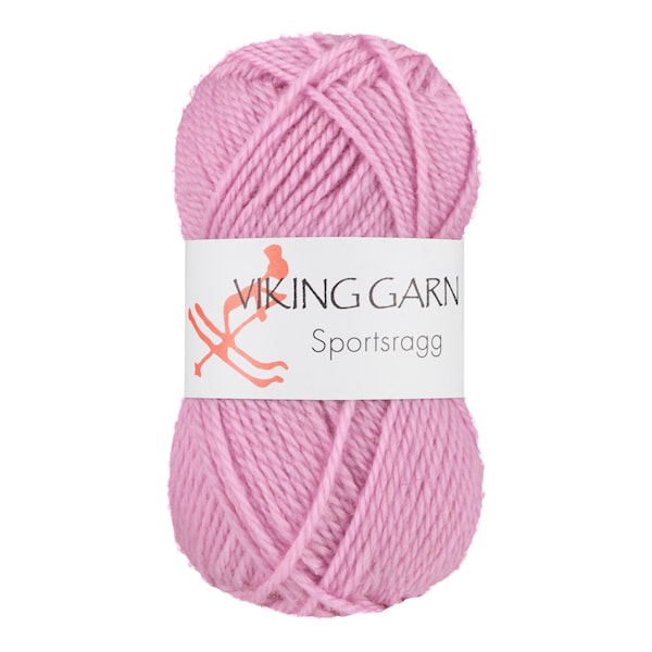Sportsragg 50 g Rosa 563 Viking Garn