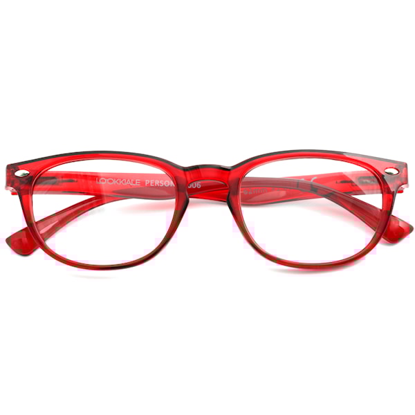 Läsglasögon +2.5 Röda Personal Lookiale