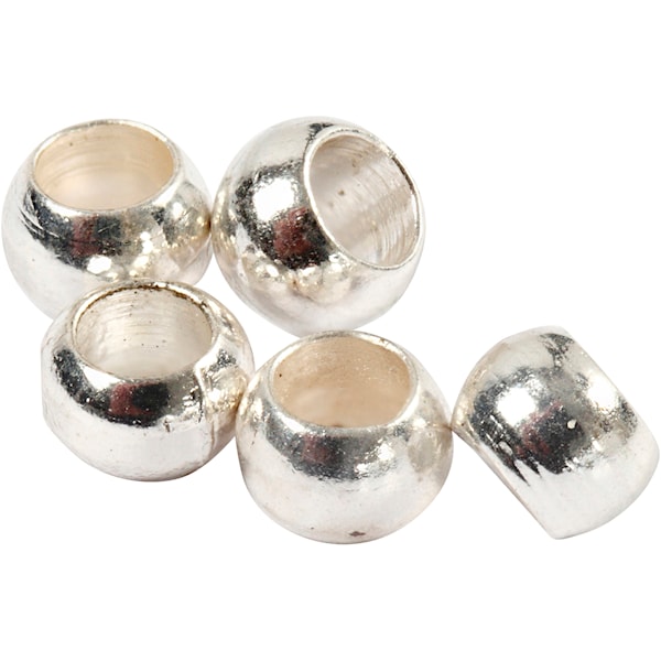 Wireklemmer, dia. 2 mm, sølv, 100 stk./ 1 pk.
