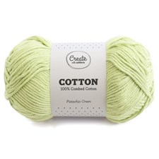 Cotton Garn 100 g Pistachio Green A077 Adlibris