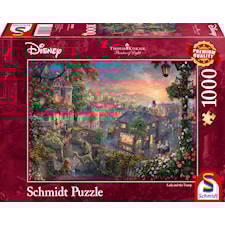 Disney Lady and the Tramp Thomas Kinkade Palapeli 1000 palaa Schmidt