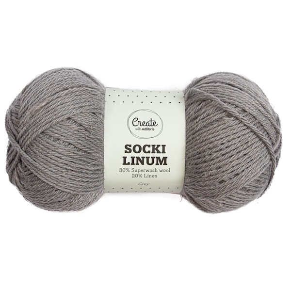Socki Linum Garn Ullmiks 100 g Adlibris