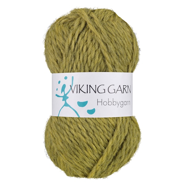 Hobbygarn 50 g Grønn 934 Viking Garn