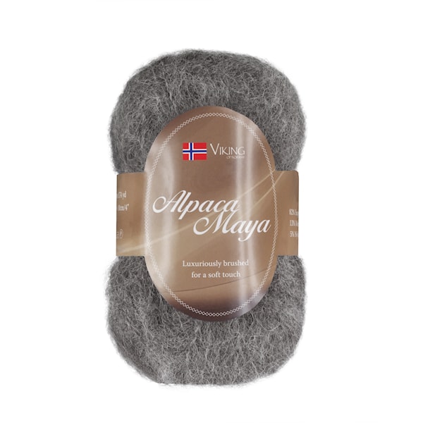Alpaca Maya 50 g gå 715 Viking Garn
