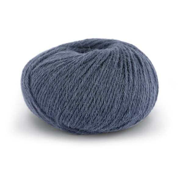 Knit At Home Classic Alpaca Wool Garn Ullmix 50 g Mørk Denim 520
