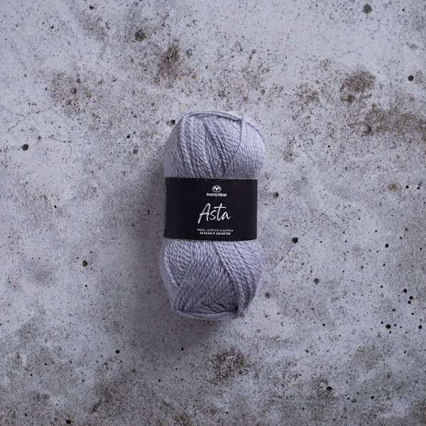Asta Garn Ullmiks 50 g Svarta Fåret