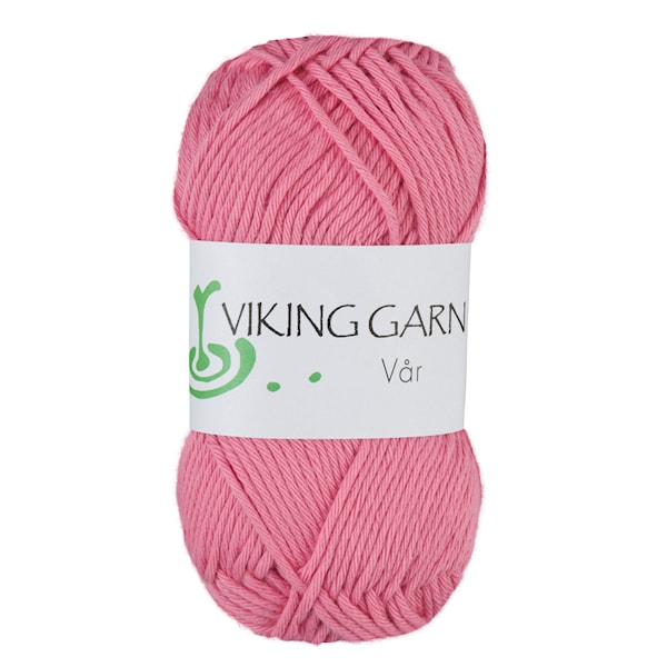 Vår 50 g Rosa 465 Viking Garn
