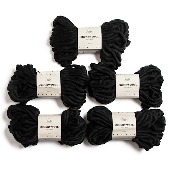 5-pack Chunky Wool Garn 200 g Adlibris
