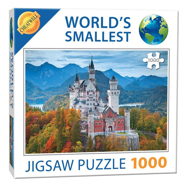 Världens minsta pussel 1000 bitar Neuschwanstein Castle