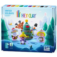 Modellera Vinterkul 15-pack lufttorkande Hey Clay