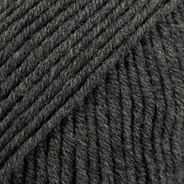 Merino Extra Fine Mix Garn Merinoull 50 g Mörkgrå (03) Drops