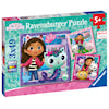 Gabby's Dollhouse Puslespill 3x49 brikker Ravensburger