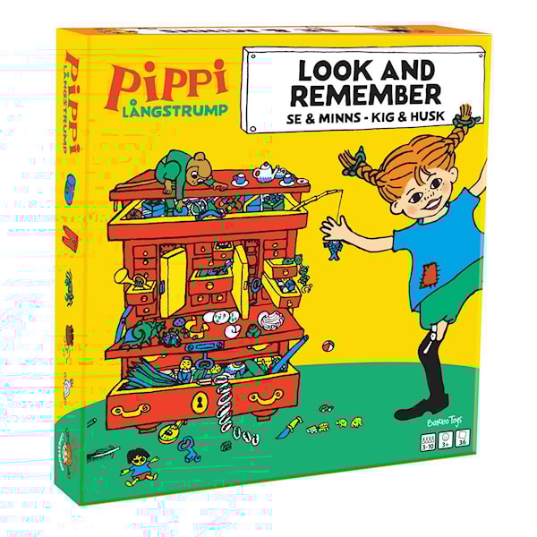 Pippi Langstrømpe Se Og Husk Spill -  Barnespill - Plast
