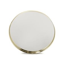 Form Living Väggspegel Vacker Metall Dia 40cm Guld