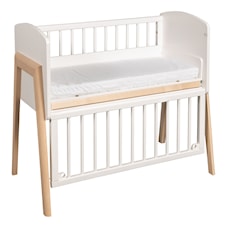 Troll Bedside crib Vit/Natur